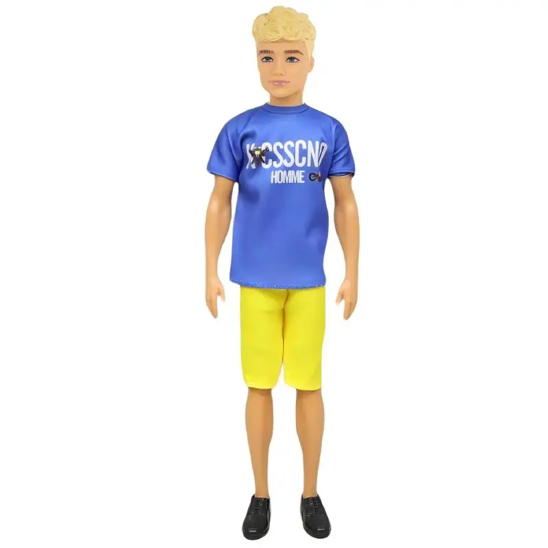 かわいいアイテム 12インチ 男性ドール 子供のおもちゃ ケン人形 ファッション服付き トップス パンツ 靴  迅速発送 子供向けプレゼント DIY