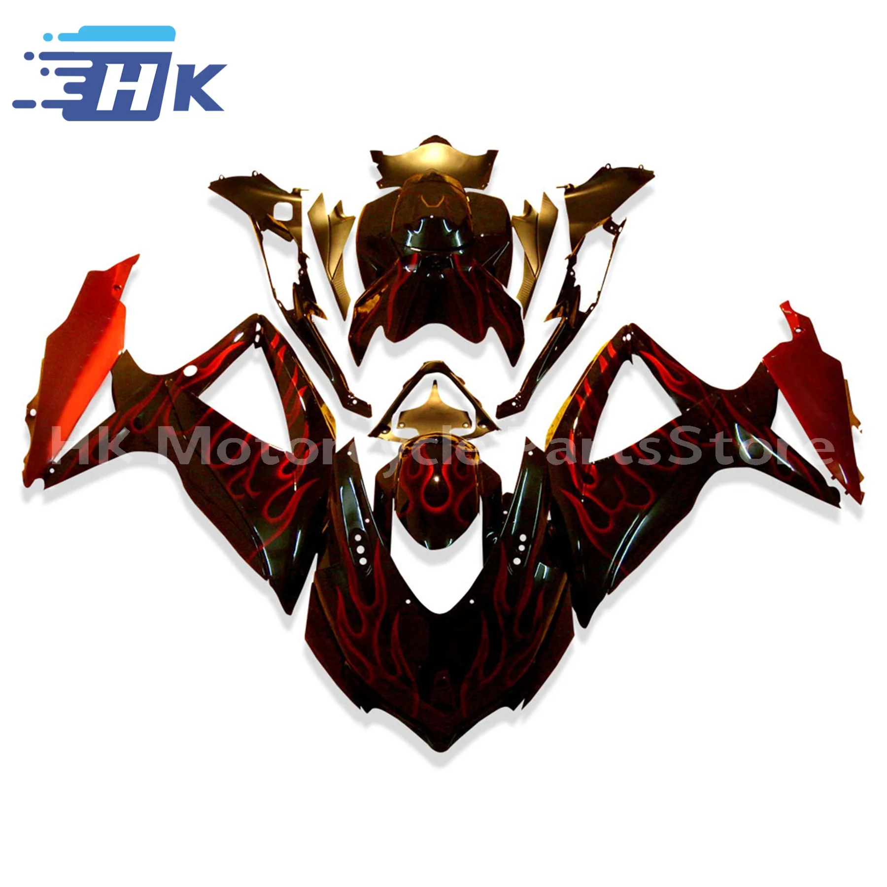 

Injection Mold New ABS Whole Fairings Kit Fit For SUZUKI GSX-R 600 750 K8 2008 2009 2010 08 09 10 Bodywork Set