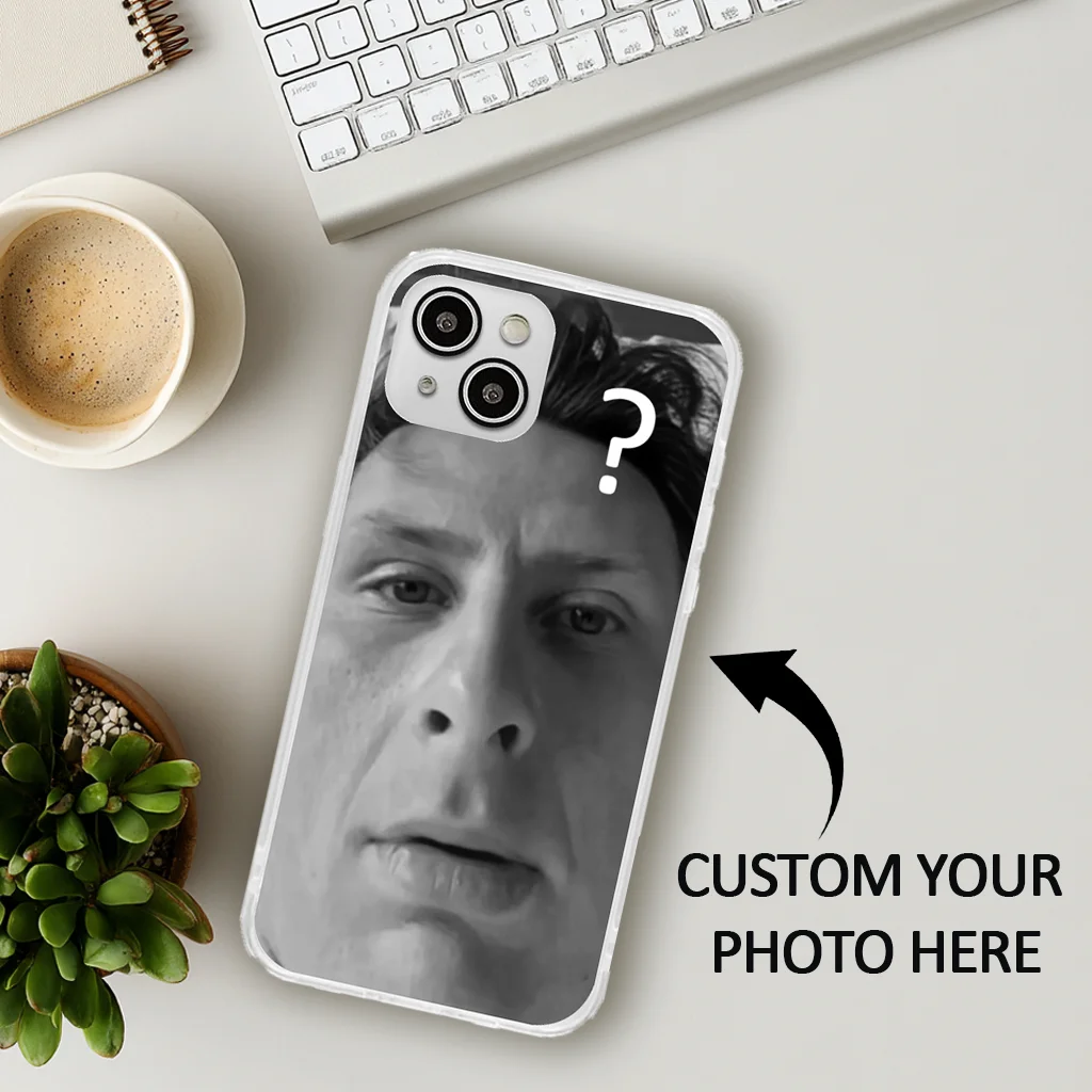 Funda de teléfono personalizada Patrón y texto personalizados Regalo romántico Aniversario Familia Pareja Amigo Mascota