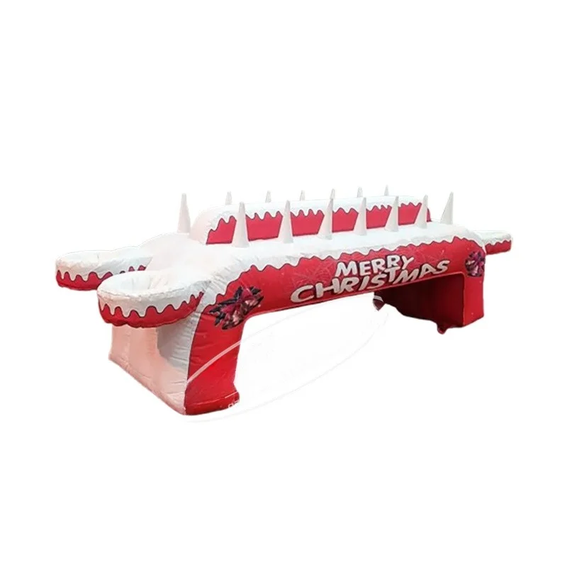 Inflatable table air float game two person balloon challenge inflatable game