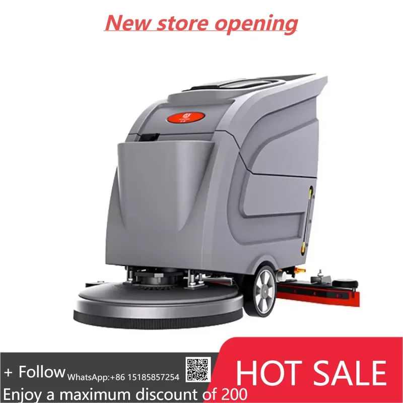 CleanHorse XP530E компактная коммерческая промышленная мойка высокого давления с батарейным питанием, ручная скрубберная машина для ходьбы по полу