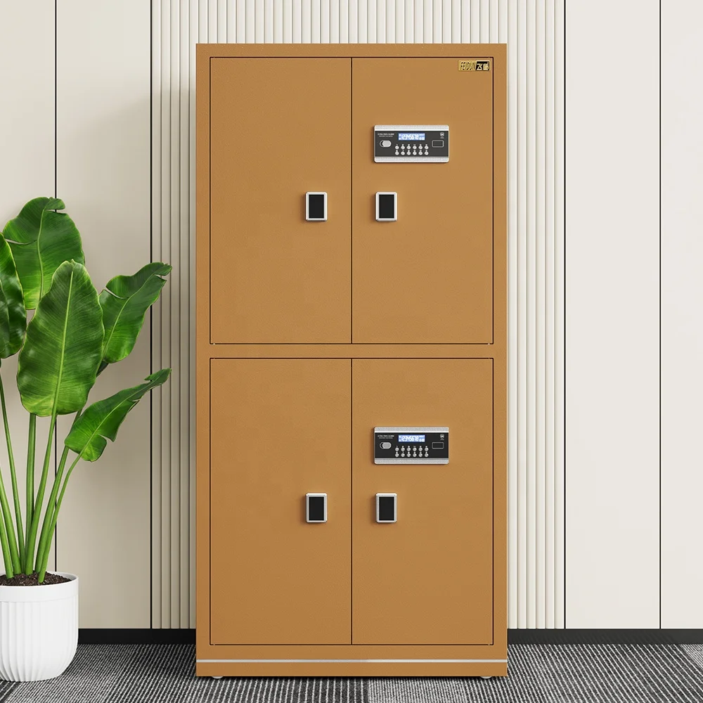 Safety Deposit Box Luxury Solid Steel Safety Deposit Box Home Office Bank Heavy Duty Fireproof