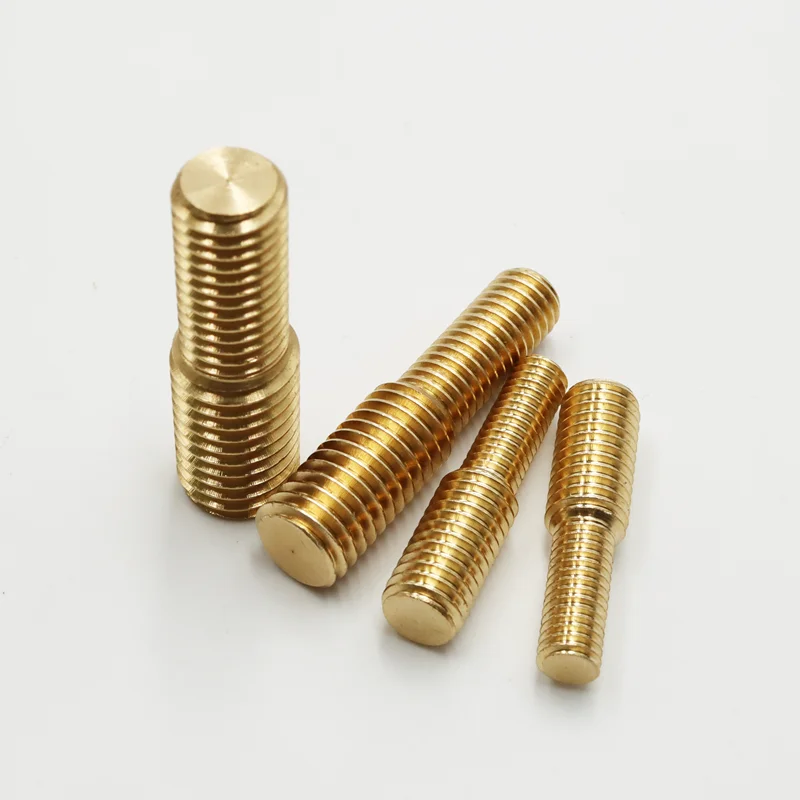 10x Brass Reducing Screw Thread Adapter Male to Male Copper Bolt M3 M4 M5 M6 M8 M10 M12 Double Head Transfer Screw for Camera
