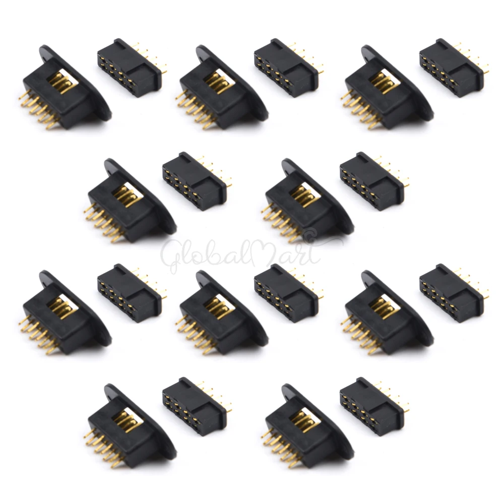 5/10 Pairs MPX 8 Core Connector Male & Female Multiplex 8 Pin Plug For Signal Transmission & Low Current Drive Connecting RC