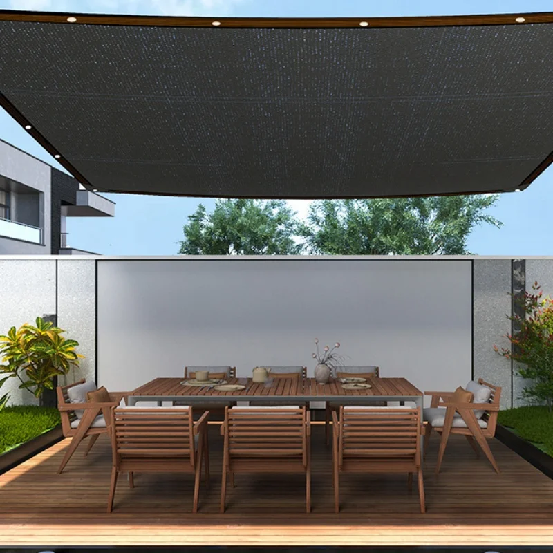80% 8 Pin Shading Anti-UV Black HDPE Sunshade Net Greenhouse Garden Succulent Plants Cover Netting Swimming Pool Sun Shade Net