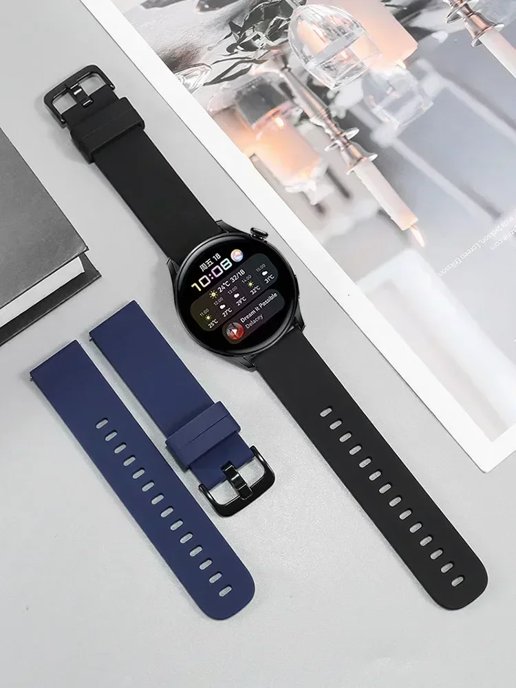 Silicone Watch for Huawei Watch4 GT4 3 Pro GT 2 Porsche Edition Collection Waterproof Rubber Belt