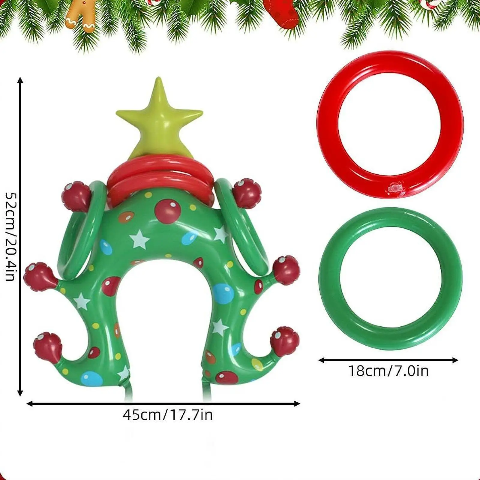 Ring Toss Toy Set, Family Fun Activities Sport Accessories Carnival Games for Christmas, Birthday Indoor, Yard, Children