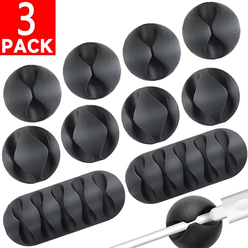 Silikon USB Kabel Organizer Kabel Wickler Desktop Ordentlich Management Clip Kabel Halter Für Maus Kopfhörer Klebstoff Draht Organizer