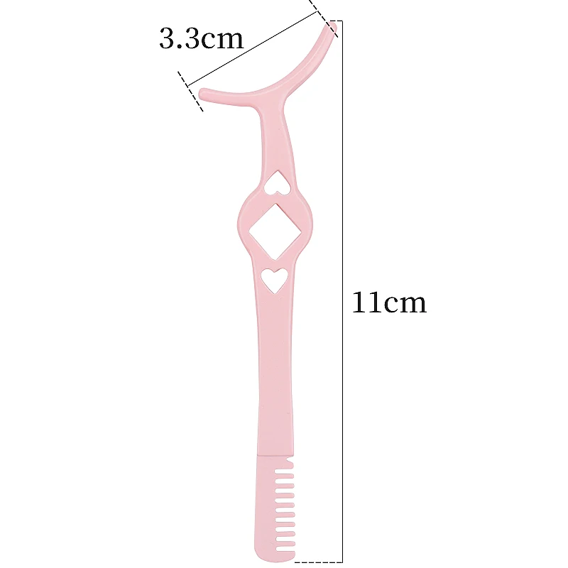 Eyelash Comb Tweezers Stainless Steel Anti-Static Non-Magnetic Professional False Lash Clip Cosmetic Eye Beauty Makeup Tools