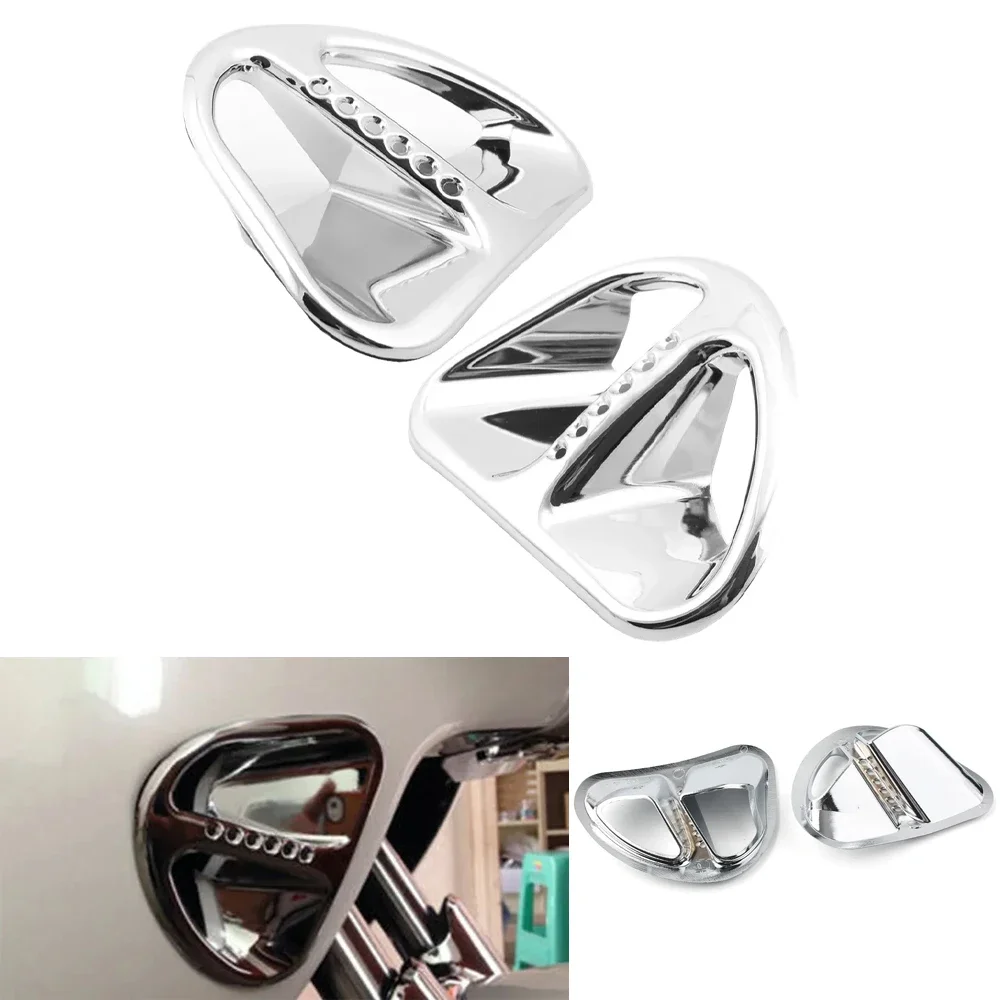 Chrome Motorcycle Accessories For Honda Goldwing GL 1800 GL1800 2001-2011 Parts Fairing Air Intake Accents Grilles Case