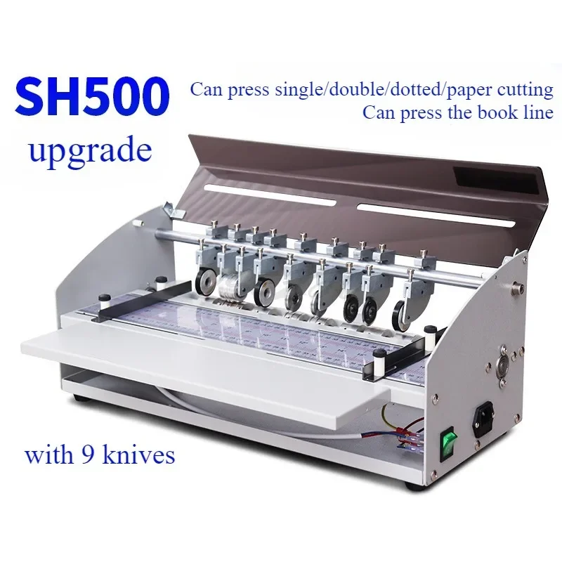 Electric Indentation Machine Punching Machine Line Folding Machine Flip Book Spine Line Folding Machine