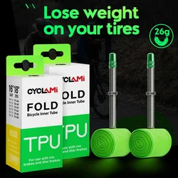 CYCLAMi Ultralight Folding Bike TPU Inner Tube For Bicycle Durable Tire 349 355 406 451 16