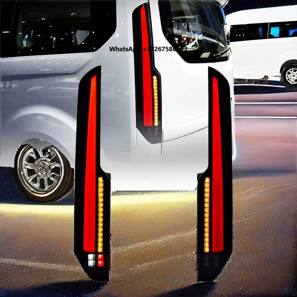 Rear Light Assembly for Transit Tourneo Custom V362 2016+ Upgrade Dynamic Flashing Reverse Brake Stop Tail Lamp Plug+Play