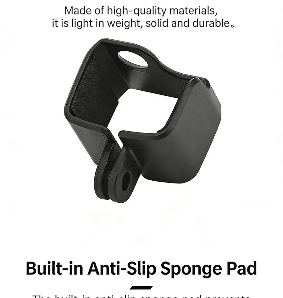 MYOBO Rucksackgurt-Clip für DJI Osmo Pocket 3 Action-Kamera-Halterung, für Ego-Perspektiv-Dreharbeiten, Vlogs und Live-Streaming – Detail 2