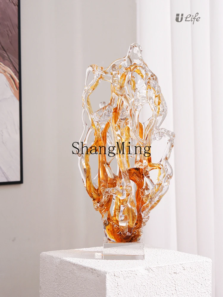 

LXY glazed fortune tree ornament modern simple living room model room hotel desktop decoration gift