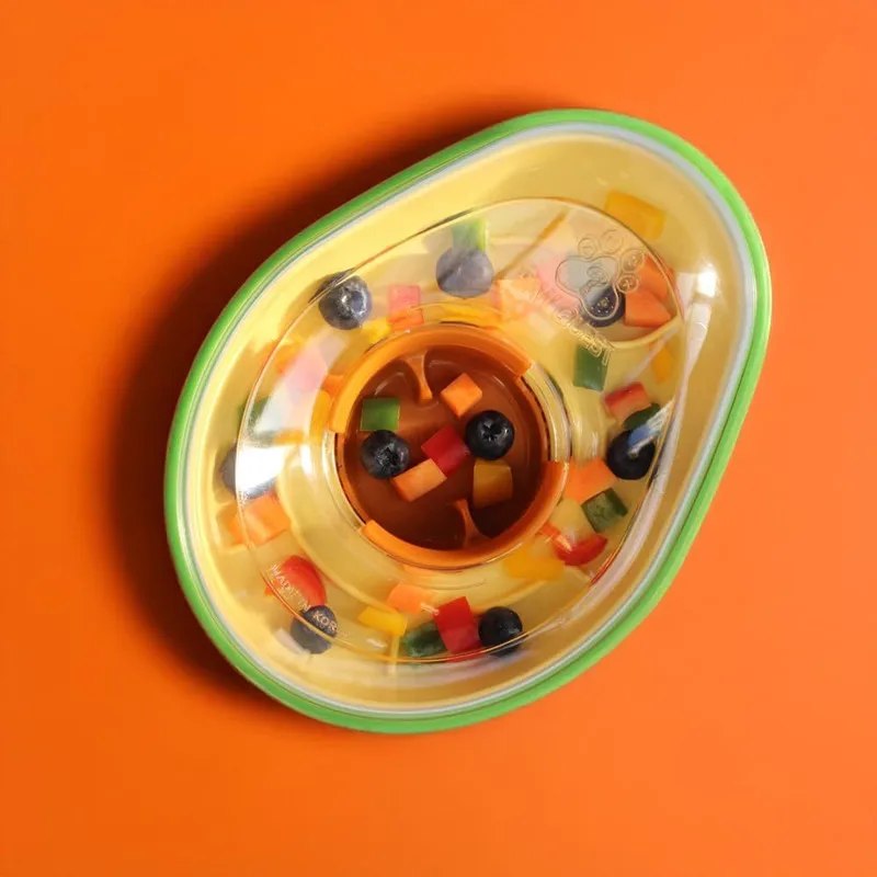 Avocado Trainings-Haustierfütterer Automatischer Leckerli-Spender Wackel-Spielzeug für Hunde und Katzen Slow-Feeder-Schüssel – Detail 8