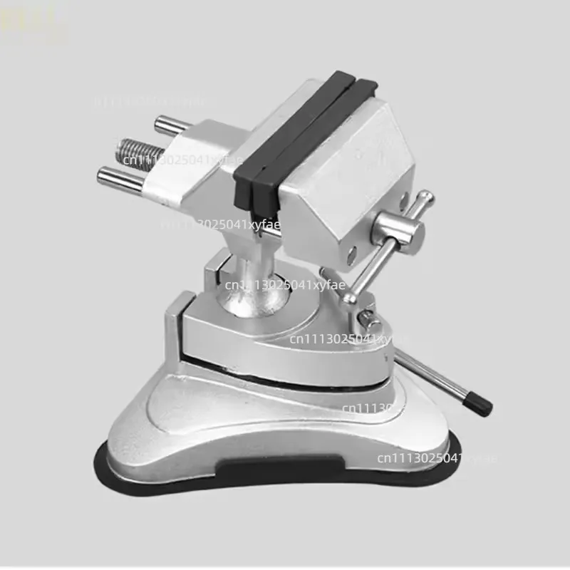 E15A 360 Degree Rotation Table Vise Suction Cup Screw Repair Tool Aluminum Alloy Vice Clamp