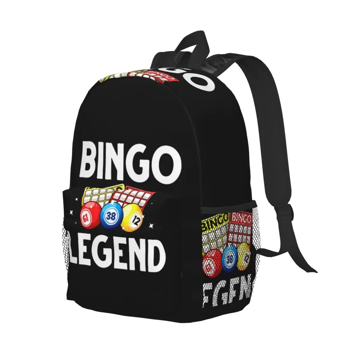 

Cute Bingo Designs Backpack Student Boys Girls BookBag Children School Bag Laptop Shoulder Bags for Men Women