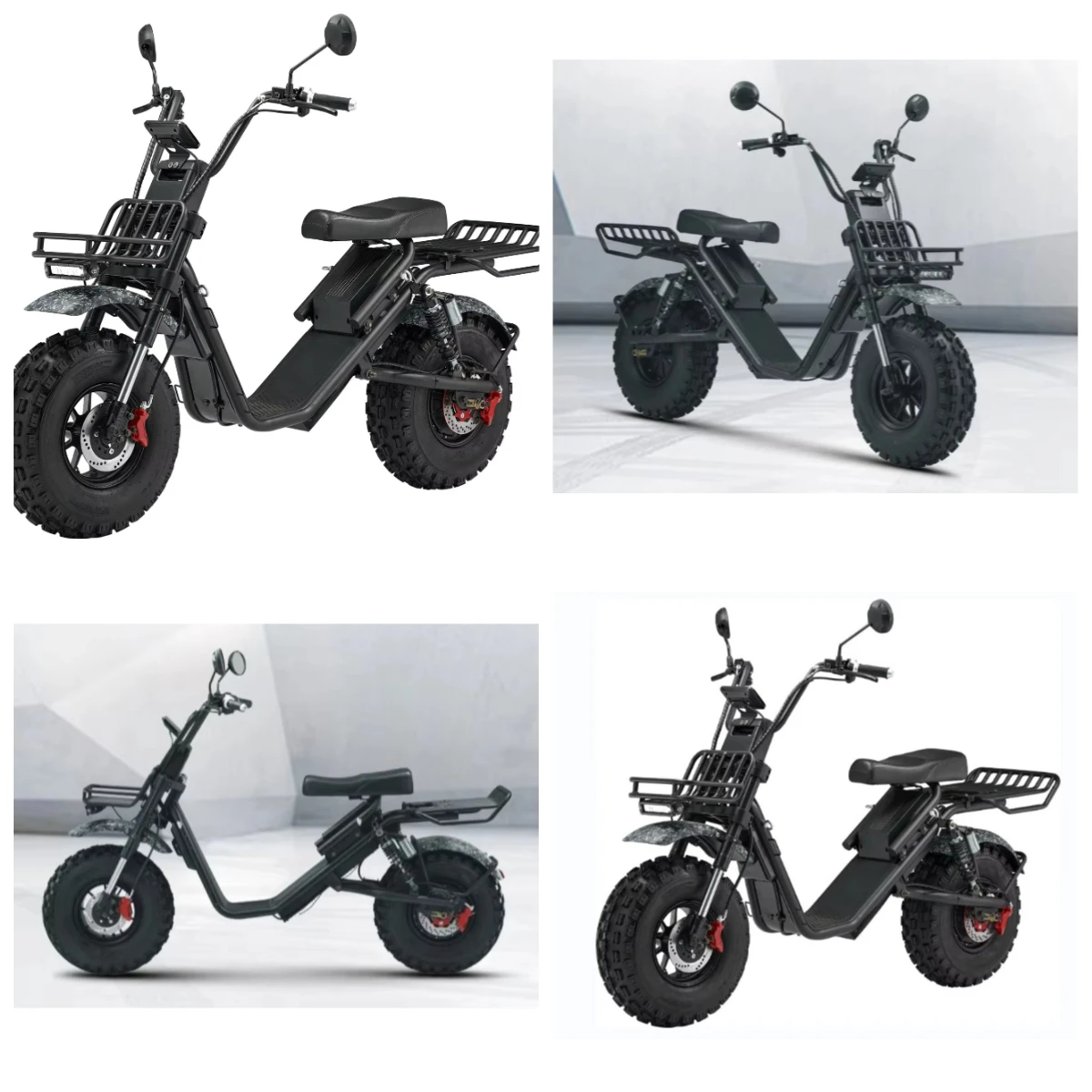 

2.0-SUV 55km/h High Speed Citycoco 2000W Electric Scooter Motorcycle 60V Battery for Adults