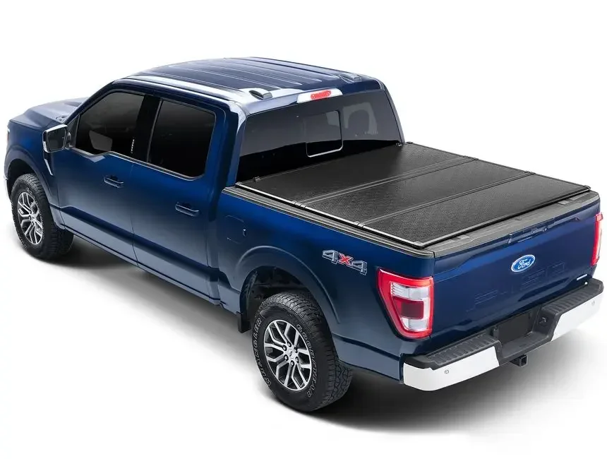 pickup bed cover retractable aluminum alloy hard tonneau cover f150 for gmc sierra ford ranger 2023