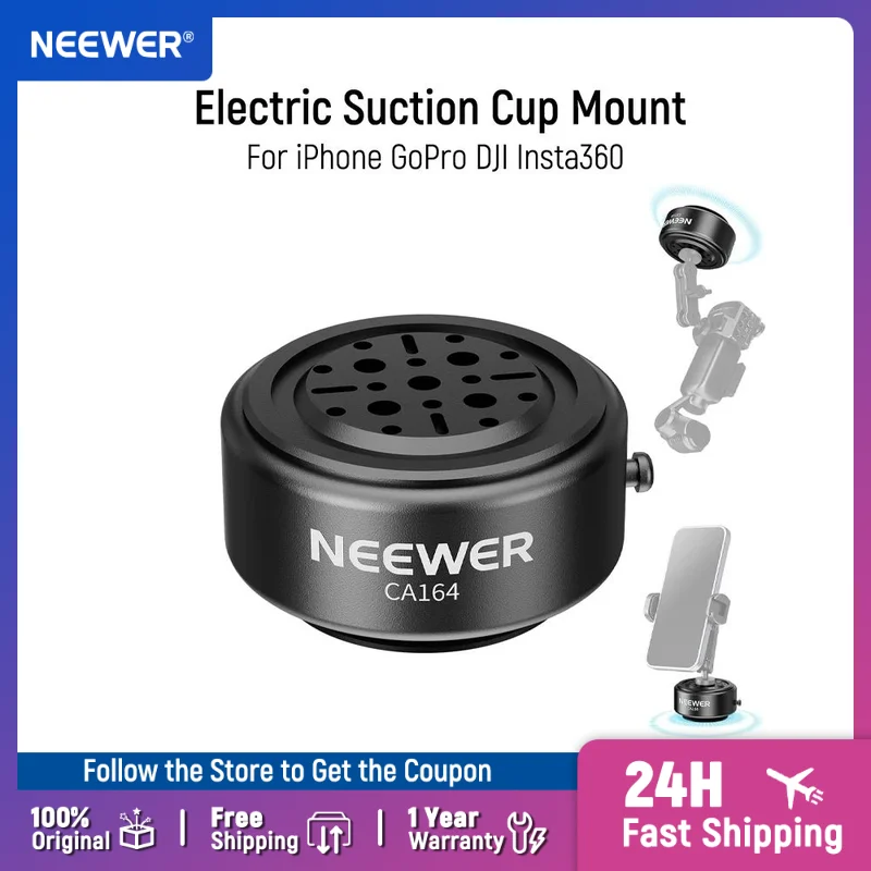 �y�Z�[�����zNEEWER �d���z�Ճ}�E���g 1/4�C���`�l�W���t�� �X�}�z�z���_�[/�A�N�V�����J�����A�_�v�^�[ iPhone GoPro DJI Insta360�Ή�