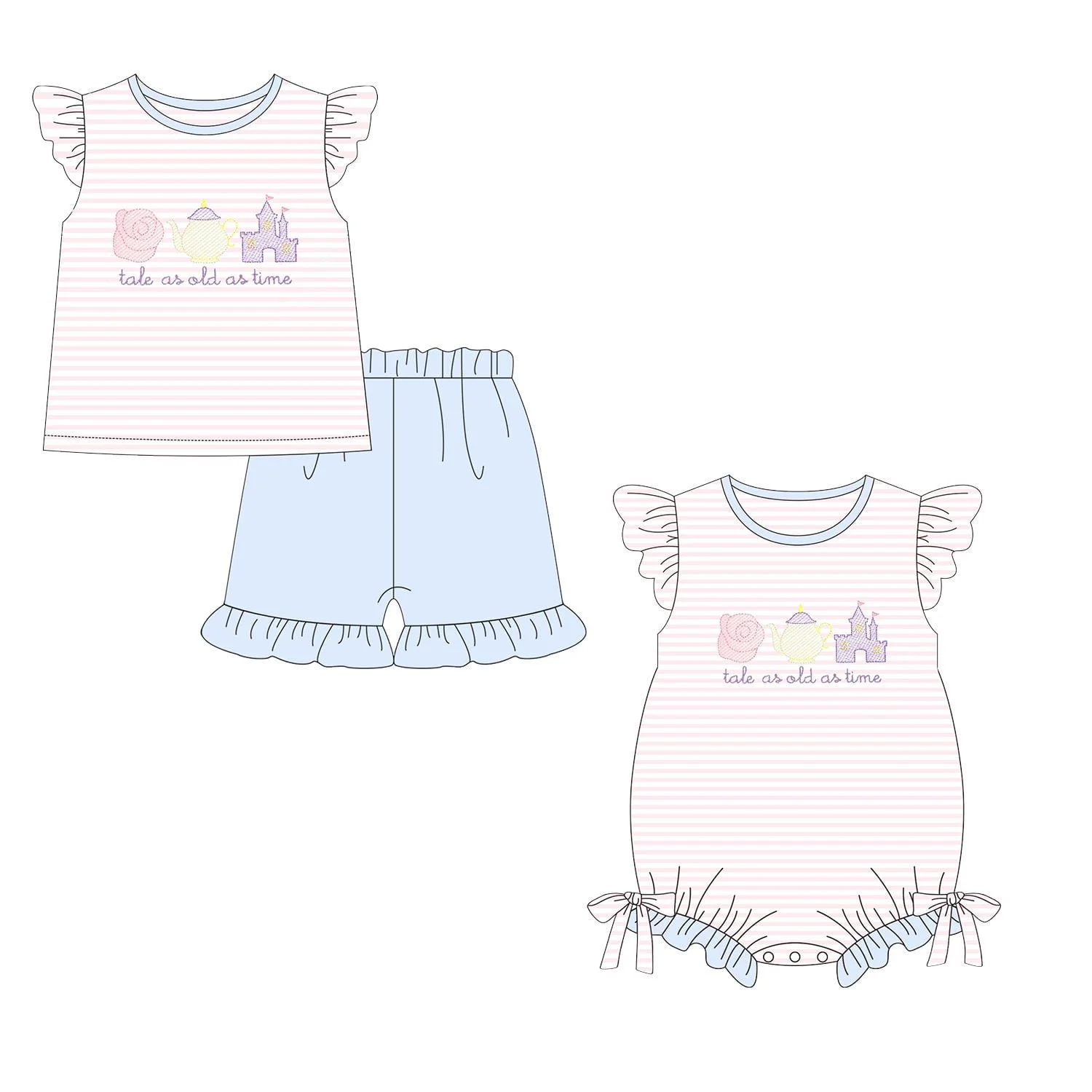Baby Clothing Sale - Boutique Toddlers Girls Princess Clothing Print
