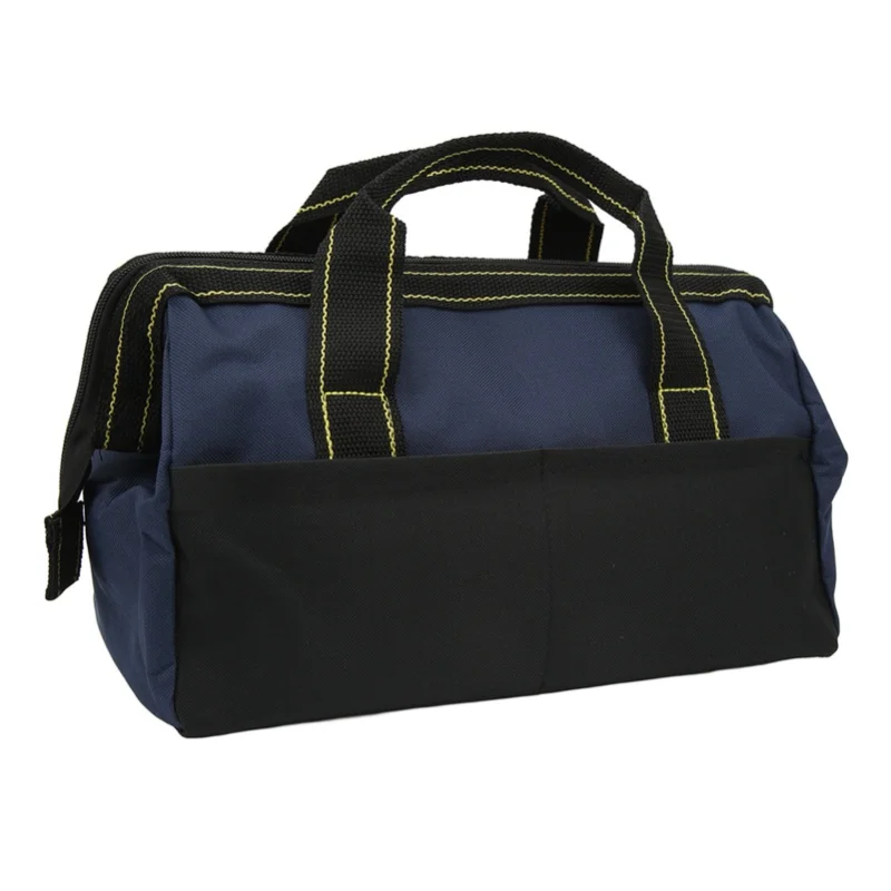 18in Tool Storage Bag Wide Mouth Easy Access Large Space Waterproof Portable Heavy Duty Tool Handbag For Workshop Home