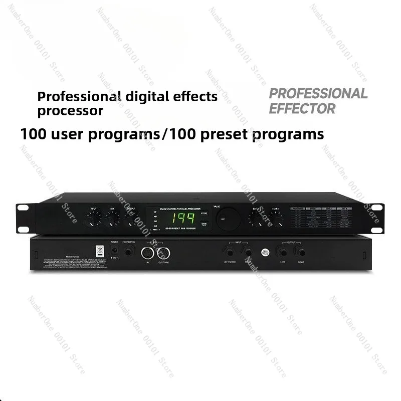 Cross-border factory direct sales Microverb4 dual-channel professional digital effects device outdoor performance stereo