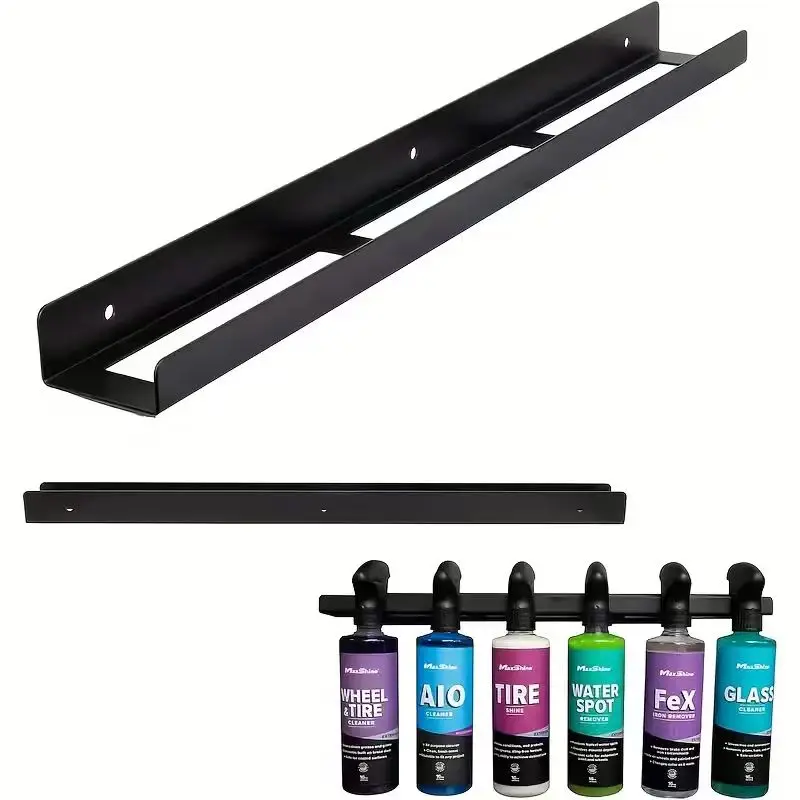 Estante de metal antioxidante para 6 botellas, montado en la pared, para área de trabajo intensiva de equipos automotrices profesionales