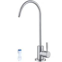 Grifo purificador de agua, grifo filtrado sin plomo que se adapta a unidades de ósmosis inversa o sistema de filtración de agua, grifo RO de cocina