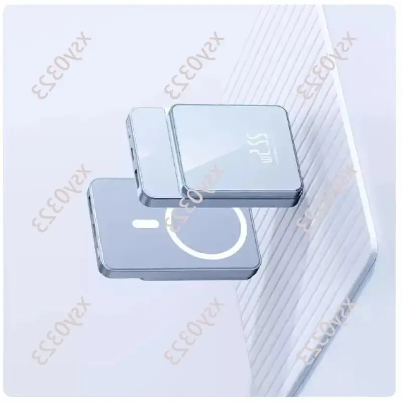 20000mAh Ultra-Thin Magnetic Power Bank 22.5W PD Fast Charge Portable External Battery Charger Gift Powerbank