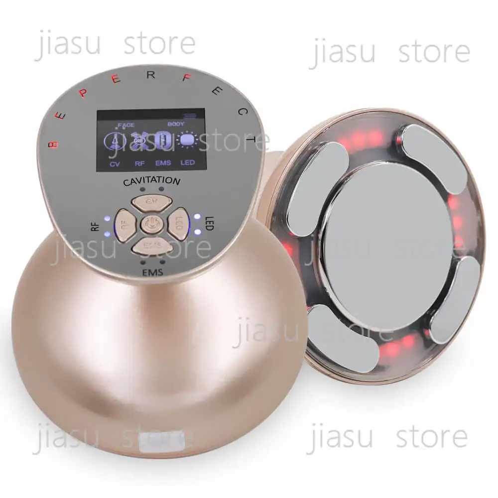 EMS Ultrasonic Fat Cellulite Flat Belly Fat Burner Handheld Cellulite Reduction Body Massage Vacuum Cellulite Machine