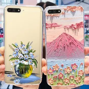 Silikonové pouzdro pro Huawei Y6 2018 (ATU-L11 ATU-LX3) - stylové, malované, zadní kryty, měkké, pro Huawei Y6 Y6 Prime 2018 - nárazník 12 nejlepší prodej pouzdro Huawei Y6 - №10