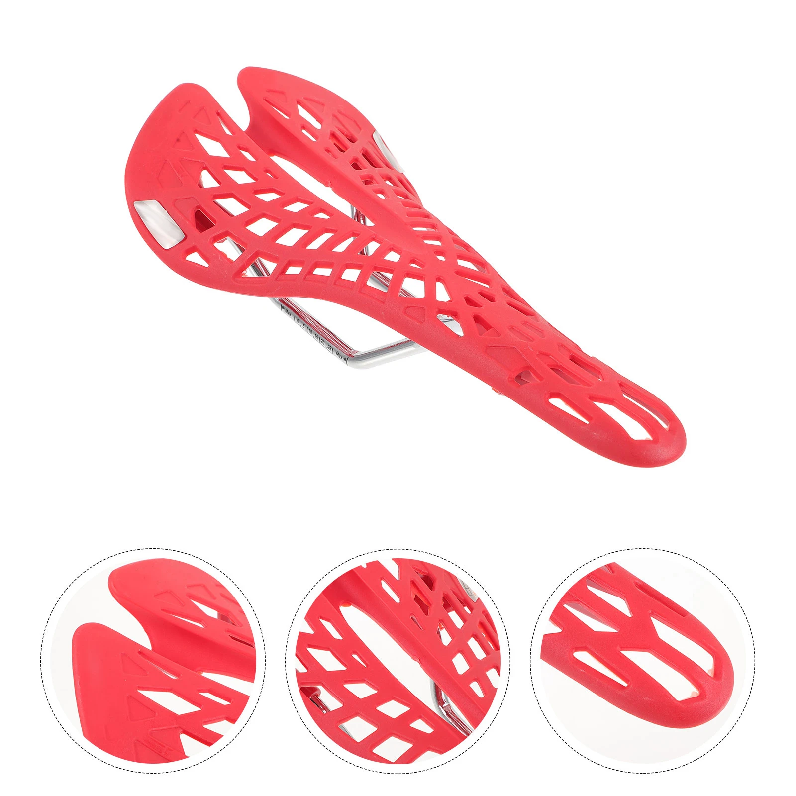 

Thickened Mountain Bike Cushion Seat Wide Shockproof Plastic Saddle Pad Comfortable Durable Breathable for Cycling Easy