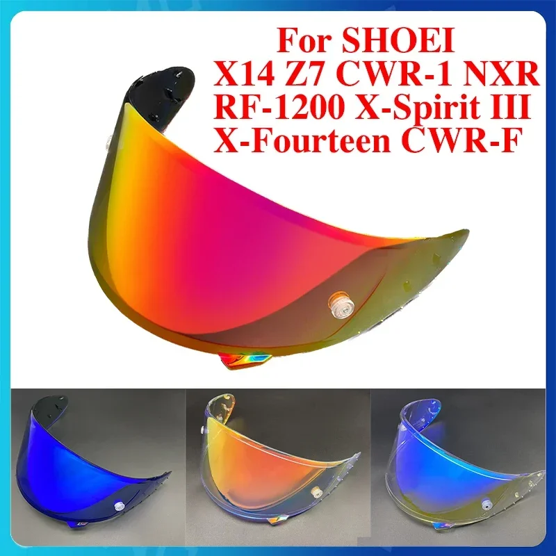 Motorcycle Helmet Lens For SHOEI X14 Z7 CWR-1 NXR RF-1200 X-Spirit III X-Fourteen CWR-F RF-SR Helmet Visor Windshield Shield