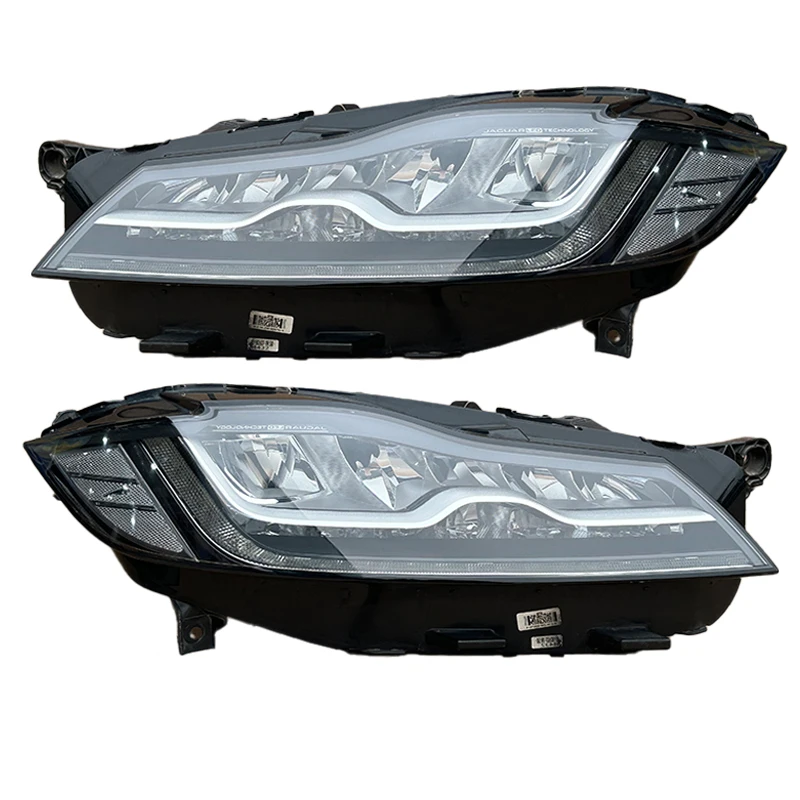 2020 High-End Reflective Bowl LED Headlights for Jaguar XF 2016-2020 New 12V 8000K Color Temperature Replacement or Upgrade