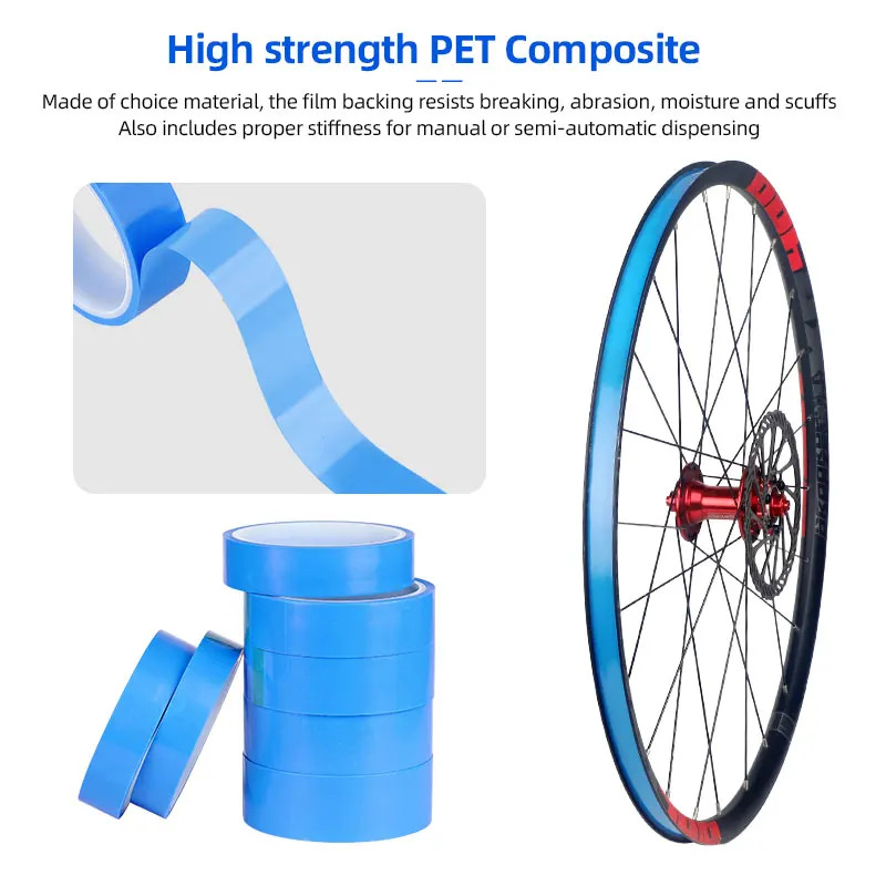 Ultra Light Tubeless Rim Tape Non-porous Tensilized Strapping for Bicycle Rim Seal 10 m 23/25/27/29/32/34mm Width Options