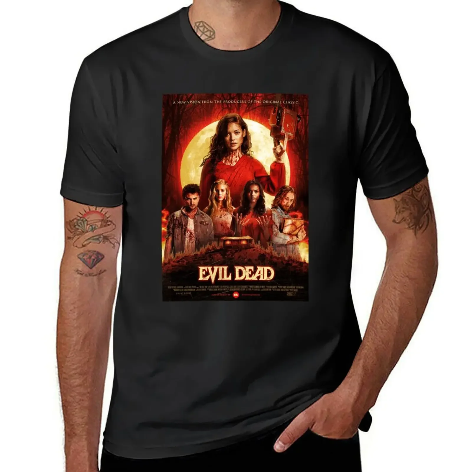 

Evil Dead 2013 T-Shirt graphic tee shirt summer clothes quick-drying mens shirts graphic tee