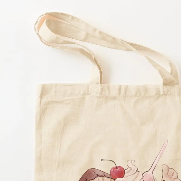 The mushrooms found Ice Cream Tote Bag Women's beach bags custom canvas bag Women's handbag great bag