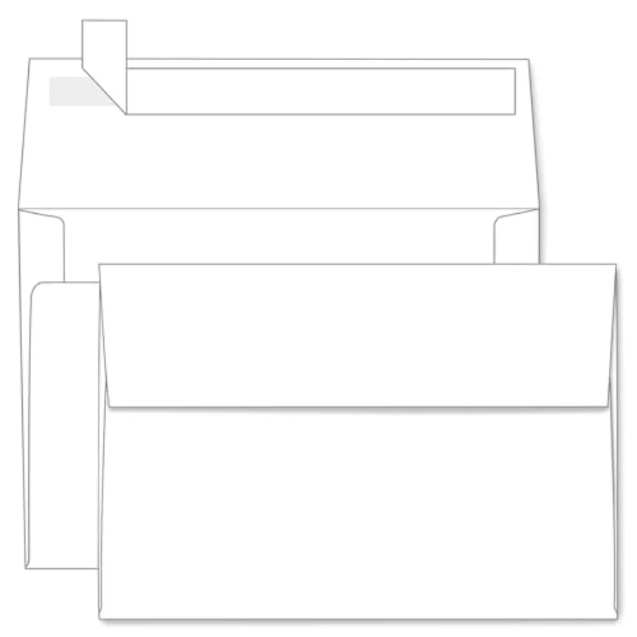 

A4 White Envelopes 4x6 100 Pack, 4.25 x 6.25 Invitation Envelopes Self Seal, 120 GSM Printable for 4x6 Cards, Photos, Invitatio