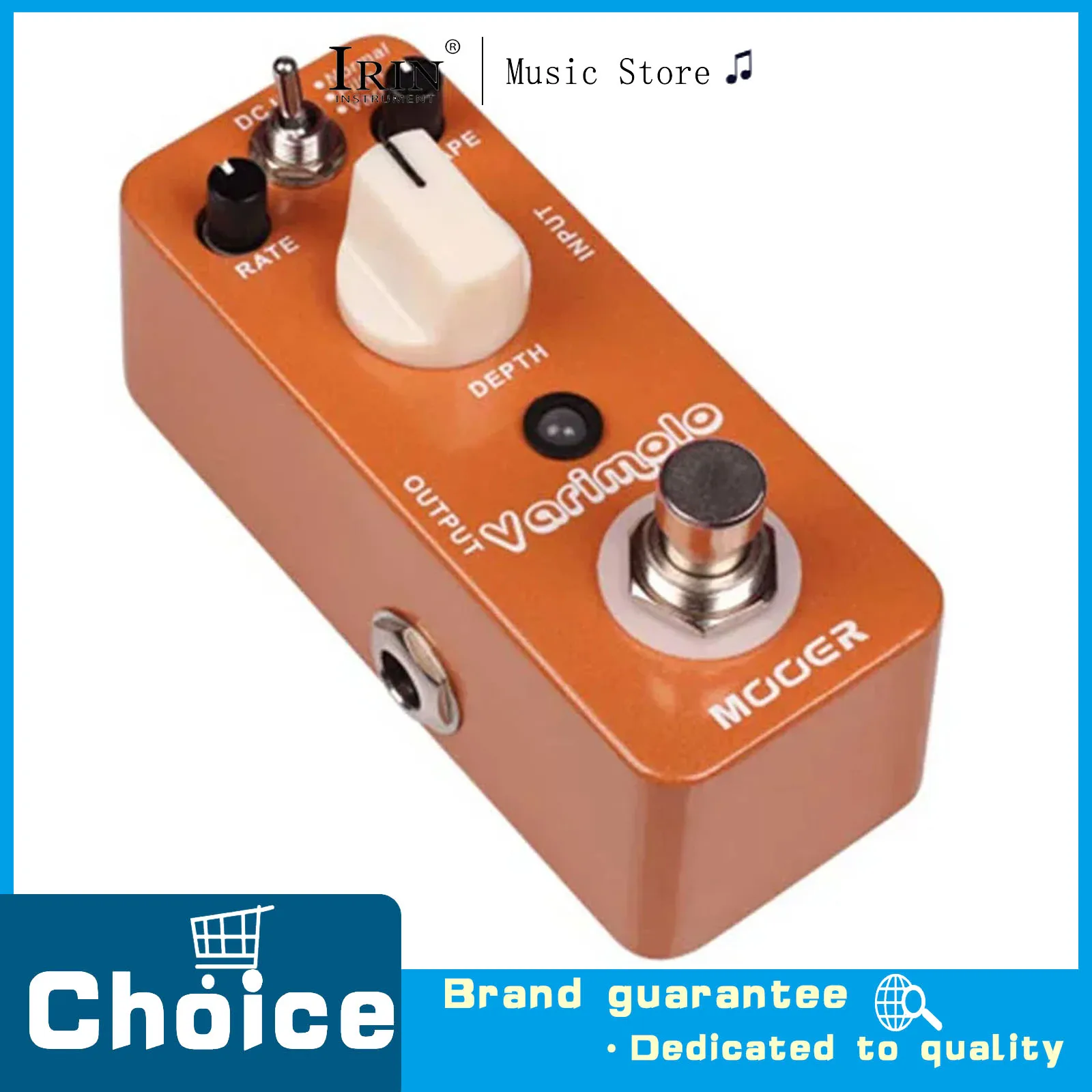

Guitar Effect Pedal Soul Shiver Modulation Vibrato Chorus Rotary Multi Modulation Classic 60's Sound Guitar Single Effects Pedal