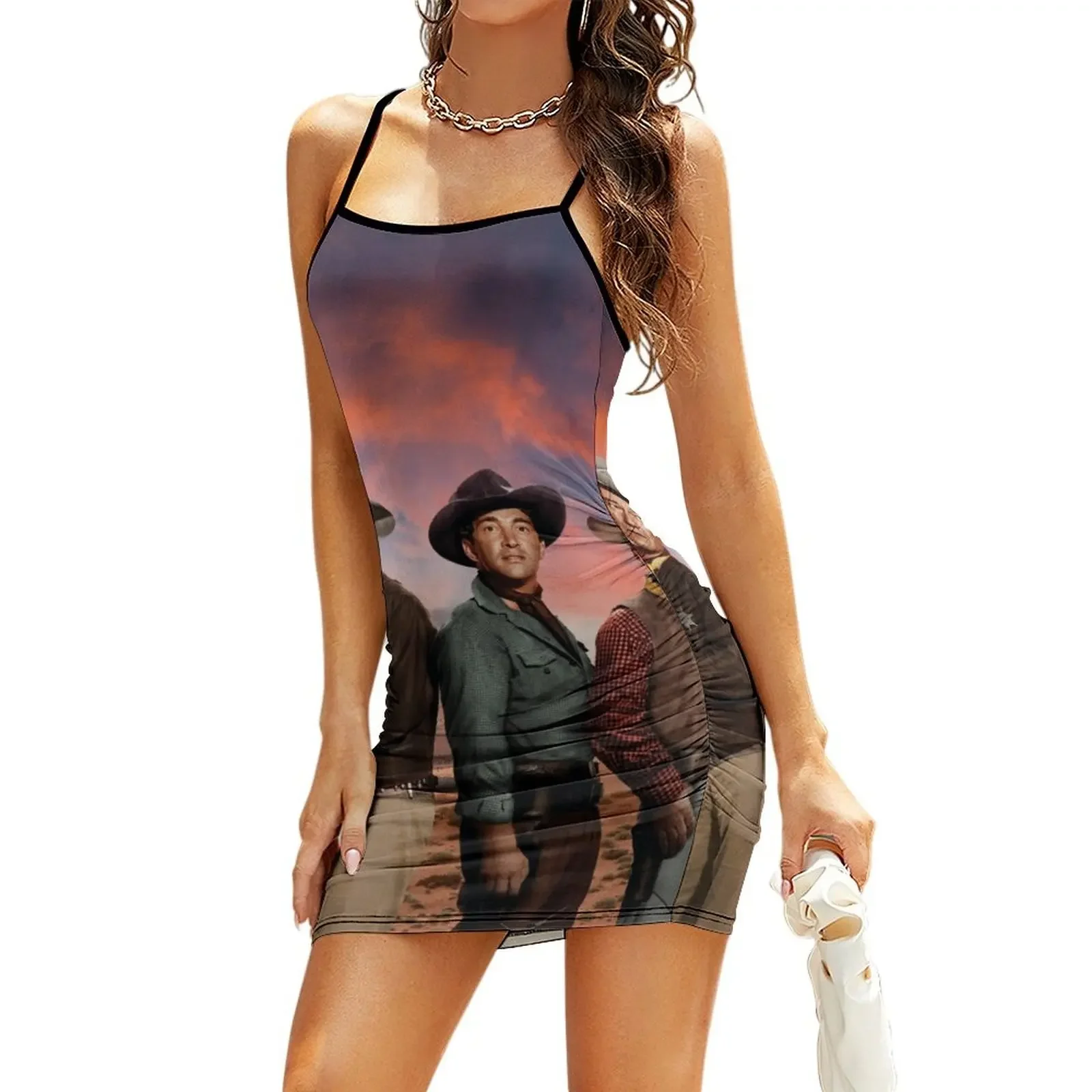 

Rio Bravo, Western, John Wayne, Ricky Nelson Sling Dress Women's summer dress beach dress party dresses women