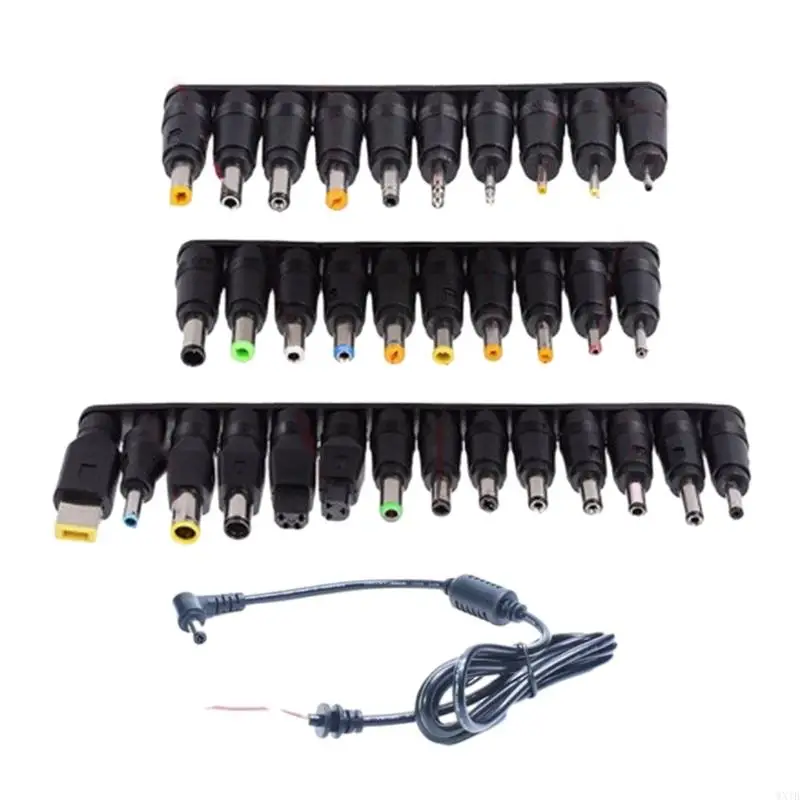 1Set ноутбуки Power Acsessy Acsessy DC5.5x2.1 с 34 -процентным зарядом разъемы включены USB -кабель.