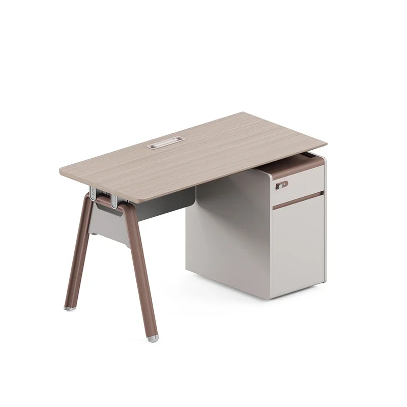 Foshan Office Furniture High Quality Wood I Shape Desk Office Computer Desks