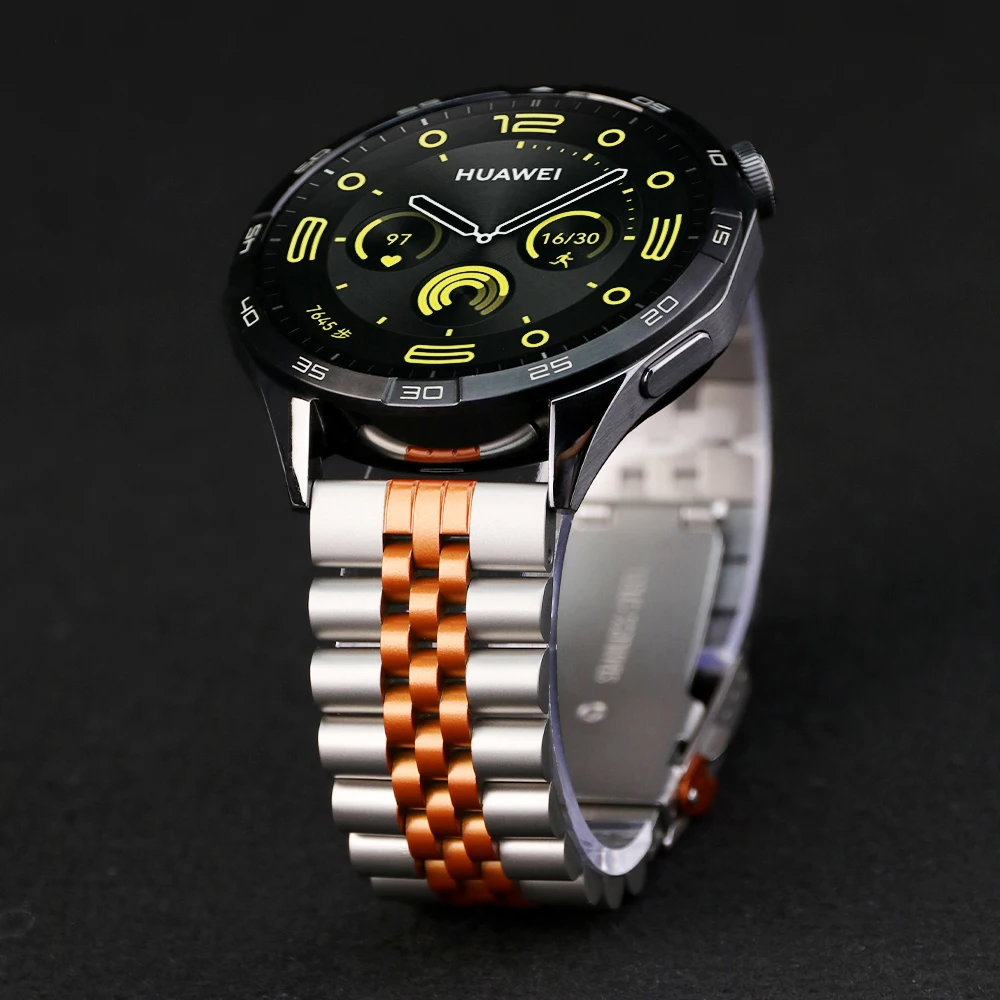 화웨이 워치 Ultimate/Buds/GT2 3 4 5 46mm, 화웨이 워치 3 4Pro/GT3 SE/GSPro GS4 3i용 22mm 메탈 시계 스트랩/밴드