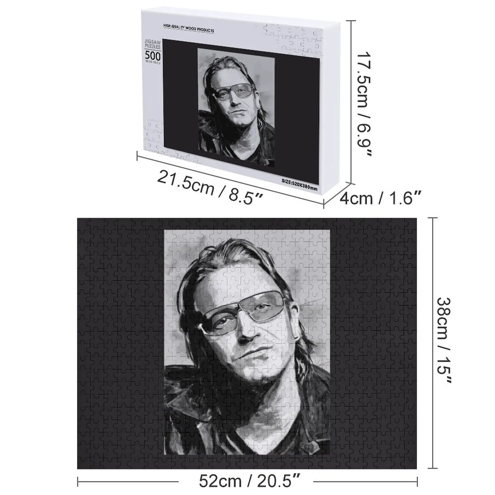 โบโน ยูทูจิ๊กซอว์พัซเซิล รูปภาพไม้ ปรับแต่งได้ตามต้องการ รูปสัตว์ ปรับแต่งได้สำหรับเด็ก ปรับแต่งชื่อไม้ได้ตามต้องการ