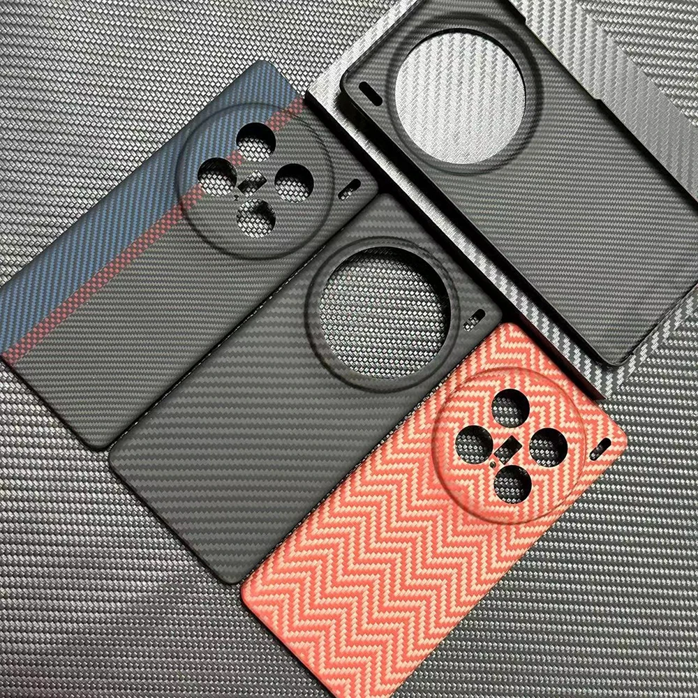 Real Aramid Carbon Fiber Case for VIVO X100 Ultra Thin Slim Carbon Fiber Protector Phone Case Cover for Vivo X100Ultra Case