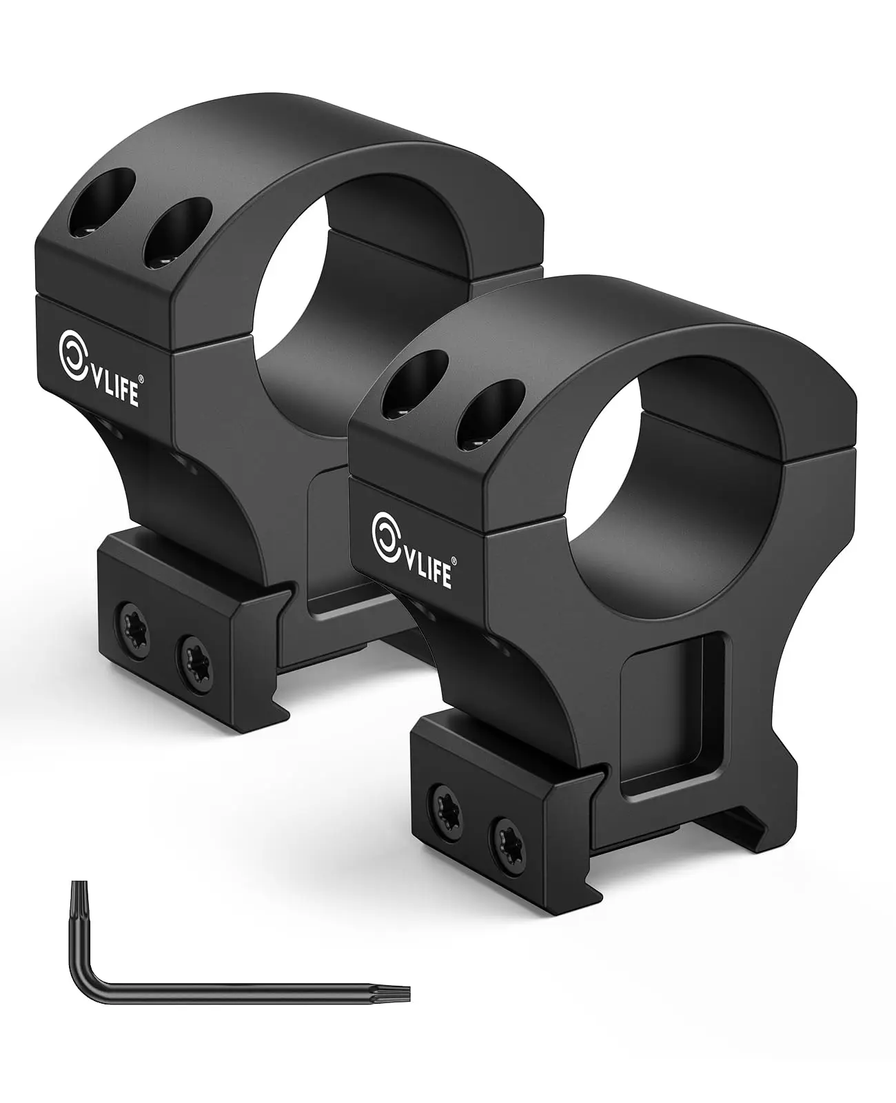 CVLIFE Precision 1 Inch Scope Rings Optics Scope Mounts 0.76