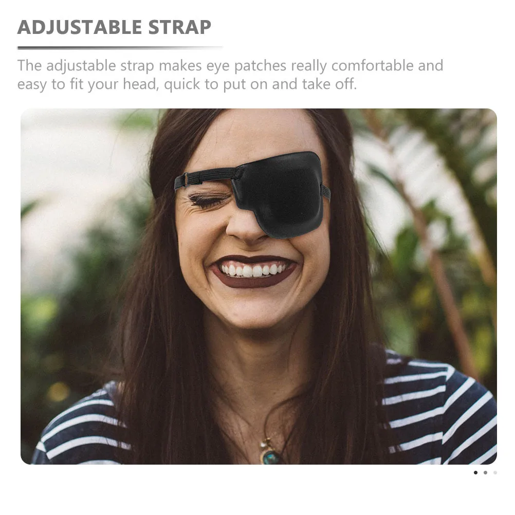 

Eye Patch Strabismus Correction Eye Patch Adjustable Single Eye Patch Comfortable Lazy Eye Patch Polyester Fiber Eye Patch