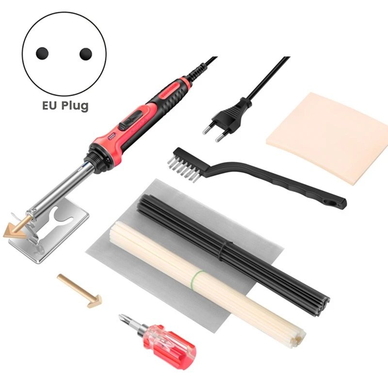 Soldering Iron Car Bumper Repair Plastic Welding Kit Leather Ironing Tool Smoothing Tool Belt Plastic Repair